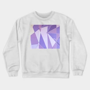 Purple Geometric Shape Crewneck Sweatshirt